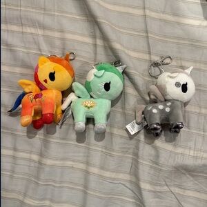 Tokidoki plush clips